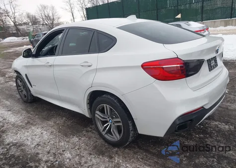 2017 BMW X6 xDrive50I z USA, uszkodzony, nr VIN 5UXKU6C30H0W38734